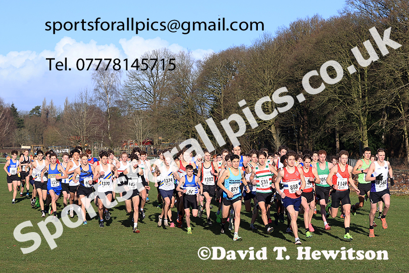 Mens under-17s 2025 Northern Cross Country Champs, Tatton Park, Knutsford, Cheshire. Photo: David T. Hewitson/Sports for All Pics